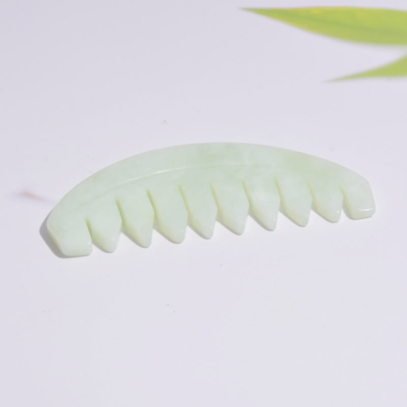 Jade Massage Comb with Dual Color Design